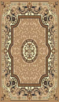 TRADITIONAL DESIGN HIGH QUALITY AREA RUG BEIGE 8X11  
